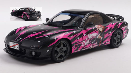 MAZDA RX-7 (FD3RS) WORKS ITASHA COUPE 1999 BLACK/VIOLET 1:18 - Solido - SL1810605