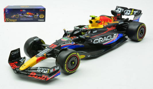 RED BULL RB19 N.11 SERGIO PEREZ 2023 AUSTIN GP 1:24 - Burago - BU28030PA