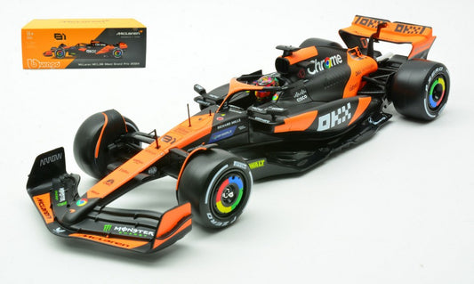 MC LAREN MCL38 N.81 OSCAR PIASTRI 2024 1:24 - Burago - BU28033P