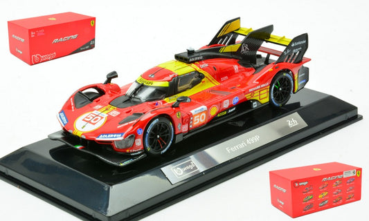 FERRARI 499P N.50 WINN.LE MANS 2024 FUOCO-NIELSEN-MOLINA SIGNATURE 1:43 - Burago - BU36316