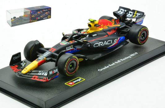 RED BULL RB19 N.11 SERGIO PEREZ 2023 AUSTIN GP SIGNATURE 1:43 - Burago - BU38083PA