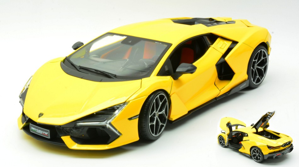 LAMBORGHINI 74X REVUELTO YELLOW 1:18 - Maisto - MI31463YL