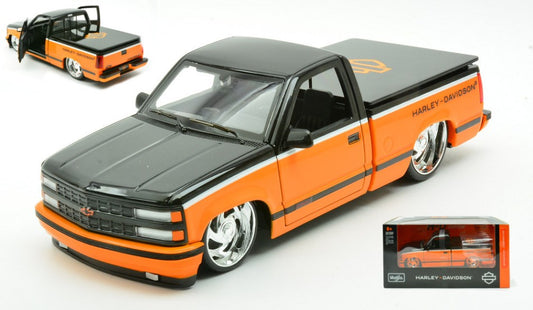 CHEVROLET 454 SS PICK UP 1993 HARLEY DAVIDSON 1:24 - Maisto - MI32274
