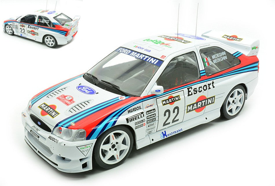 FORD ESCORT WRC N.22 RALLY SANREMO 1998 MEDEGHINI-CAPOFERRI 1:18 - Ixo Model - 18RMC171B