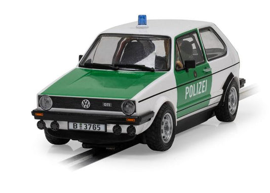 VW GOLF Mk1 POLIZEI SLOT 1:32 - Scalextric - C4572