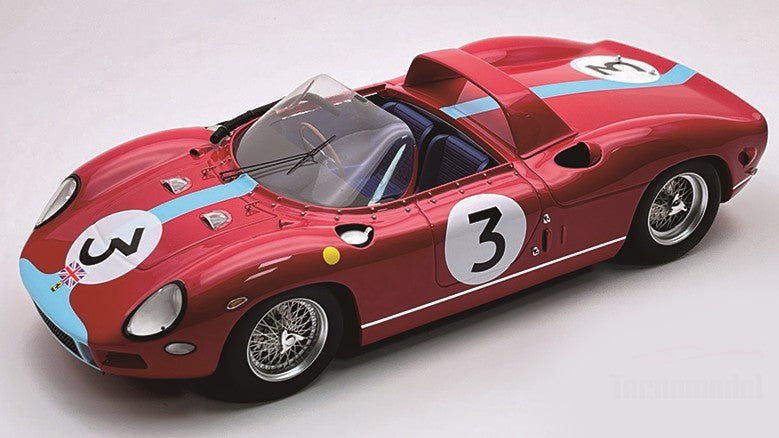 FERRARI 330P N.3 WINNER TOURIST TROPHY 1964 G.HILL 1:18 - Tecnomodel - TMD18309E
