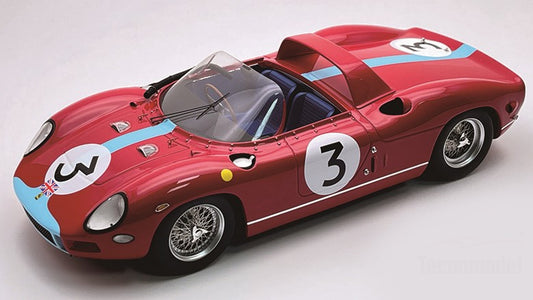 FERRARI 330P N.3 WINNER TOURIST TROPHY 1964 G.HILL 1:18 - Tecnomodel - TMD18309E