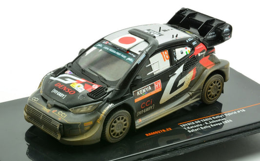 TOYOTA YARIS WRC N.18 SAFARI RALLY KENYA 2024 KATSUTA-JOHNSTON 1:43 - Ixo Model - RAM937B