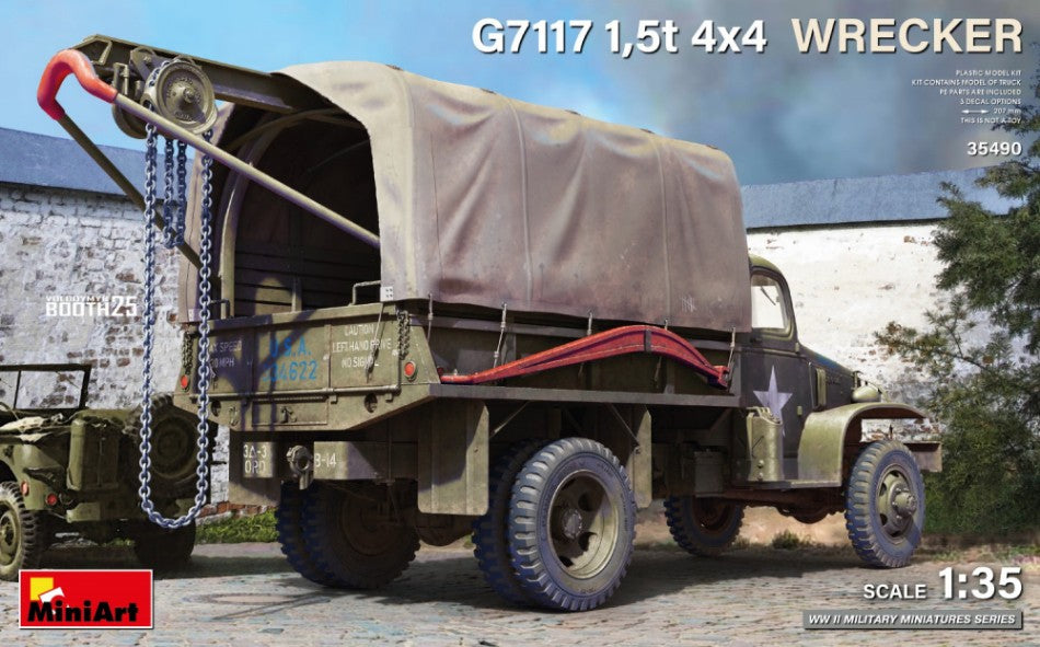 G7117 1,5t 4x4 WRECKER KIT 1:35 - Miniart - MIN35490