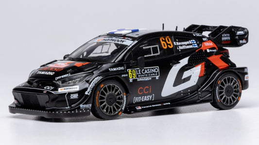 TOYOTA GR YARIS N.69 RALLY1 MONTE CARLO 2025 ROVANPERA-HALLTUNEN 1:43 - Ixo Model - RAM972C