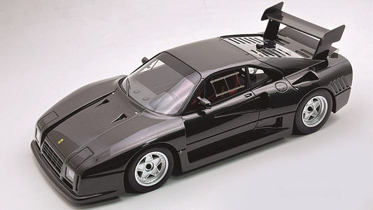 FERRARI 288 GTO EVOLUZIONE 1985 MET.BLACK/SILVER WHEELS 1:18 - Tecnomodel - TMD18361G