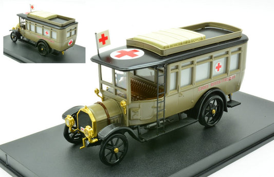 FIAT 15 TER AMBULANZA CROCE ROSSA ITALIANA 1:43 - Rio - RI4761