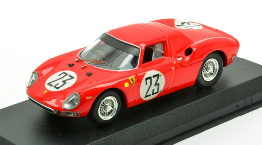 FERRARI 250 LM N.23 24 H LE MANS 1964 DUMAY-LANGLOIS VAN OPHEM 1:43 - Best Model - BT9499-2