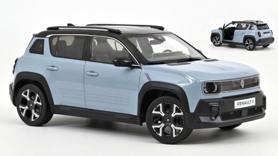 RENAULT 4 E-TECH 100% ELECTRIC 2025 CLOUD BLUE 1:18 - Norev - NV185521