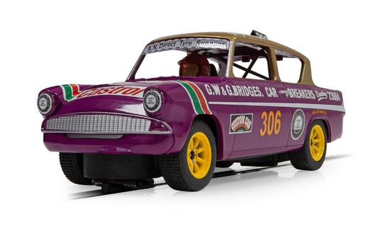 FORD ANGLIA 10SE GEORGE POLLEY 306 SLOT 1:32 - Scalextric - C4584