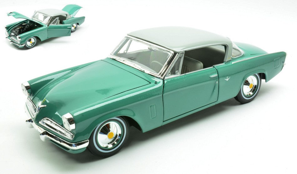 STUDEBAKER STARLINER 1953 GREEN 1:18 - Maisto - MI31651
