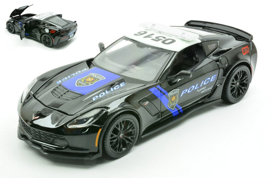 CHEVROLET CORVETTE Z06 POLICE 2015 1:24 - Maisto - MI32516