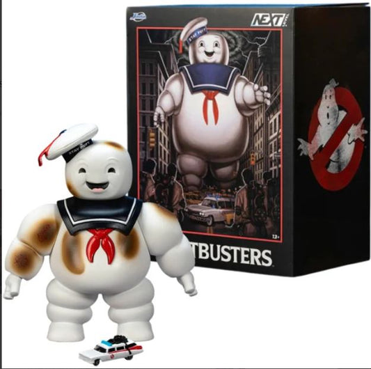 GHOSTBUSTERS NANO SCENE PUFT MARSHMALLOW MAN WITH CADILLAC ECTO-1 1:64 - Jada Toys - JADA31441