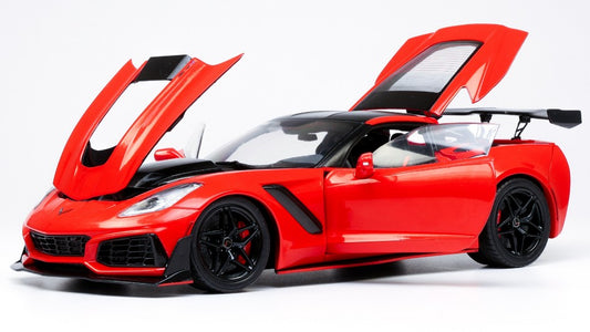 CHEVROLET CORVETTE C7 ZR1 2019 RED 1:18 - Ixo Model - 18RDC243