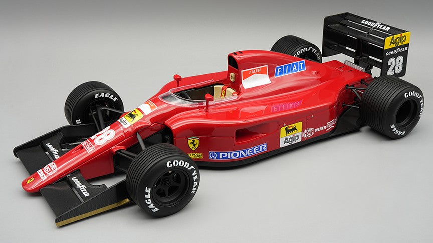 FERRARI 642 F1 N.28 BRITISH GP 1991 RAIN TYRES J.ALESI 1:18 - Tecnomodel - TMD18392A