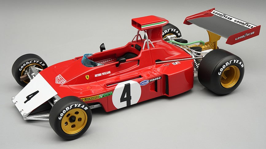 FERRARI 312B3-73 N.4 CANADA GP 1973 A.MERZARIO CRASHED NOSE 1:18 - Tecnomodel - TMD18411C