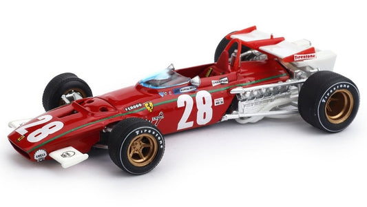 FERRARI 312 B IGNAZIO GIUNTI 1970 N.28 4th BELGIUM GP 1:43 - Brumm - BM0444B