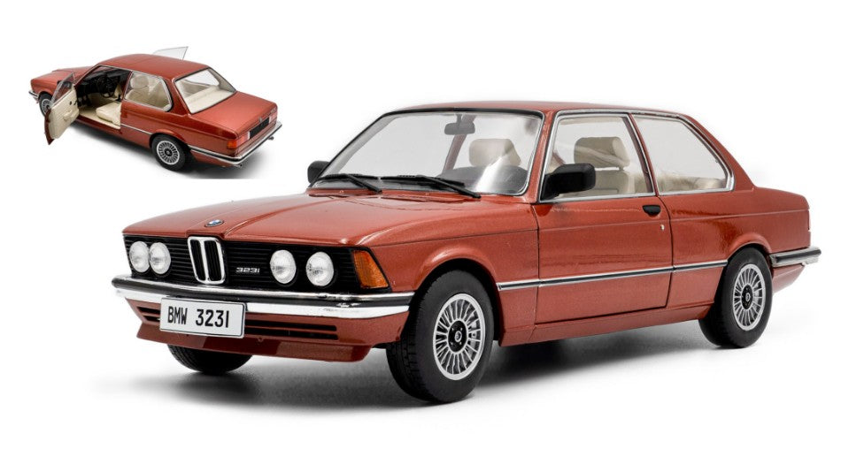 BMW 3-SERIES 323I (E21) 1980 MET.RED 1:18 - Solido - SL1812802