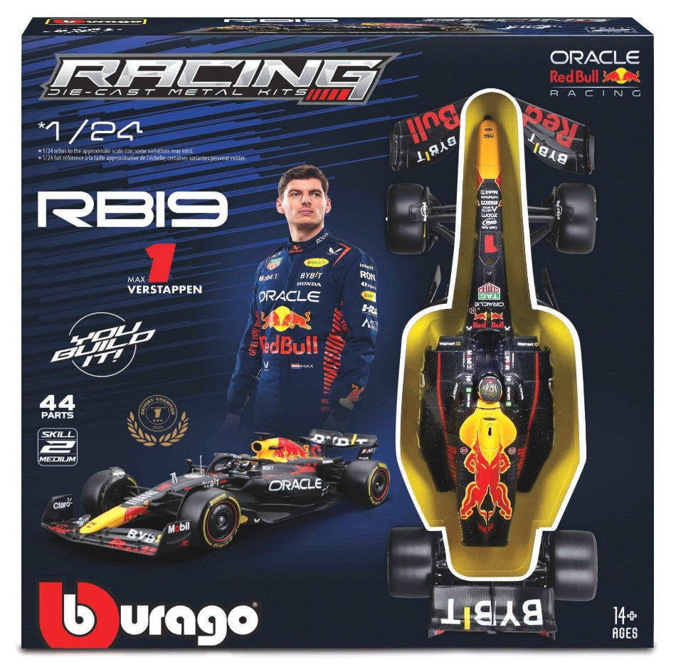 RED BULL RB19 N.1 MAX VERSTAPPEN 2023 KIT 1:24 - Burago - BU28501
