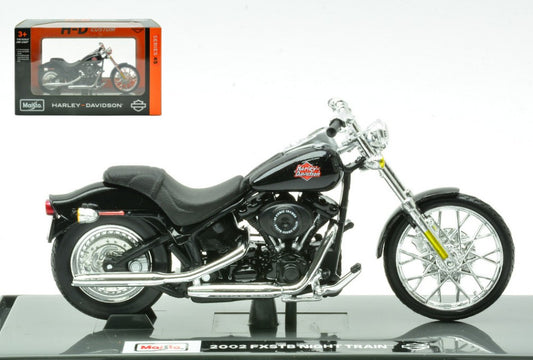 HARLEY DAVIDSON 2002 FXSTB NIGHT TRAIN 1:18 - Maisto - MI24913