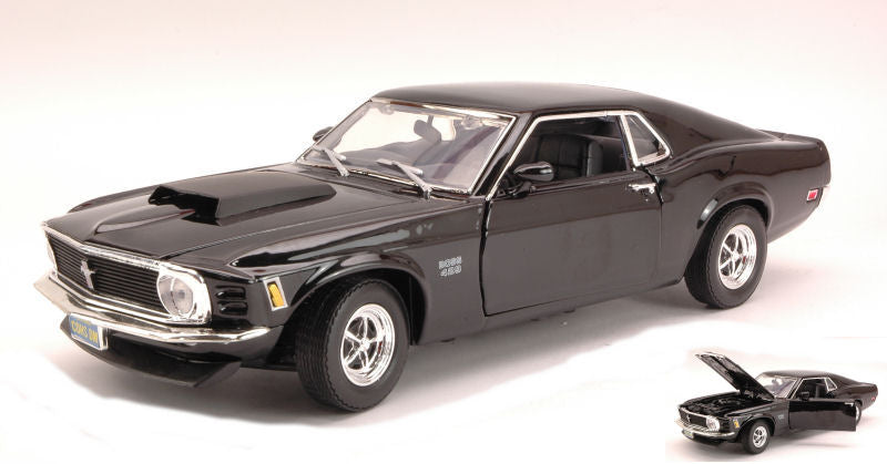 FORD MUSTANG BOSS 429 1970 BLACK 1:18 - MotorMax - MTM73154BK