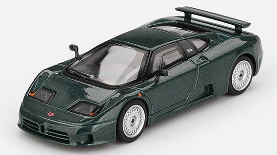 BUGATTI EB110 GT 1995 VERDE SCURO 1:64 - Mini GT - MGT00968
