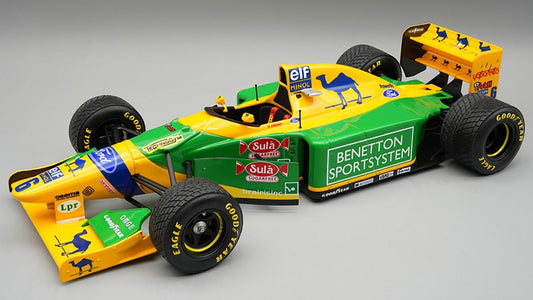 BENETTON B193B BRITISH GP 1993 RAIN TYRES R.PATRESE 1:18 - Tecnomodel - TMD18377C