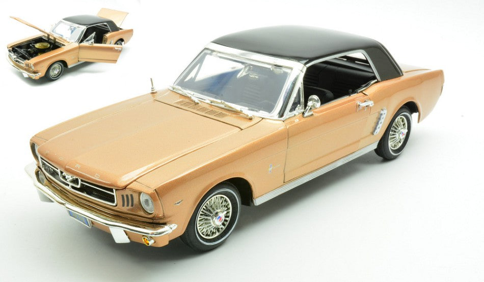 FORD MUSTANG 1964 HARD TOP GOLD 1:18 - MotorMax - MTM73164GD