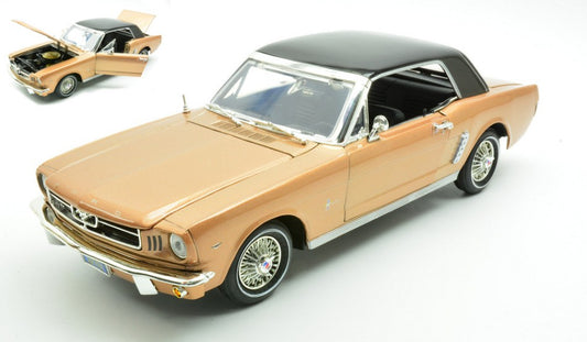 FORD MUSTANG 1964 HARD TOP GOLD 1:18 - MotorMax - MTM73164GD