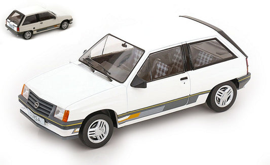 OPEL CORSA A SR 1983 WHITE 1:18 - ModelCarGroup - MCG18432