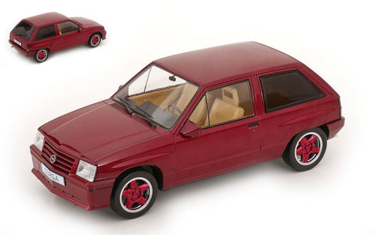 OPEL CORSA A SR 1983 DARK RED 1:18 - ModelCarGroup - MCG18433