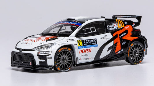 TOYOTA GR YARIS N.26 RALLY2 MONTE CARLO 2025 KOGURE-LUHTINEN 1:43 - Ixo Model - RAM982