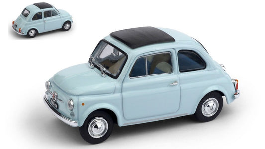 FIAT 500F 1965-72 CHIUSA AZZURRO ACQUAMARINA 1:43 - Brumm - BM0455-07