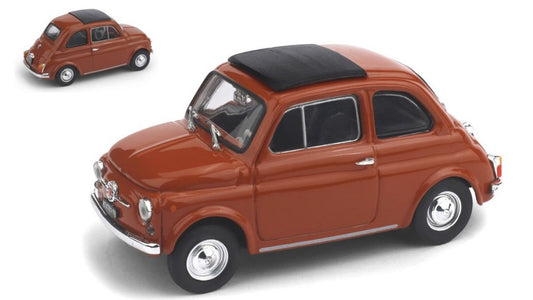 FIAT 500F CHIUSA 1965-1972 ROSSO CORALLO CHIARO 1:43 - Brumm - BM0455-14