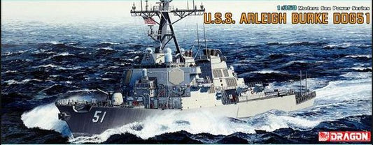 U.S.S. ARLEIGH BURKE DDG-51 KIT 1:350 - Dragon - D1023