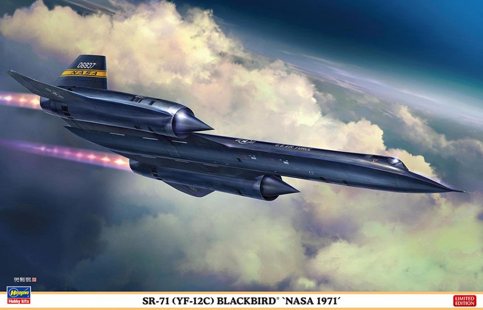 SR-71 BLACKBIRD NASA 1971 KIT 1:72 - Hasegawa - HA02486