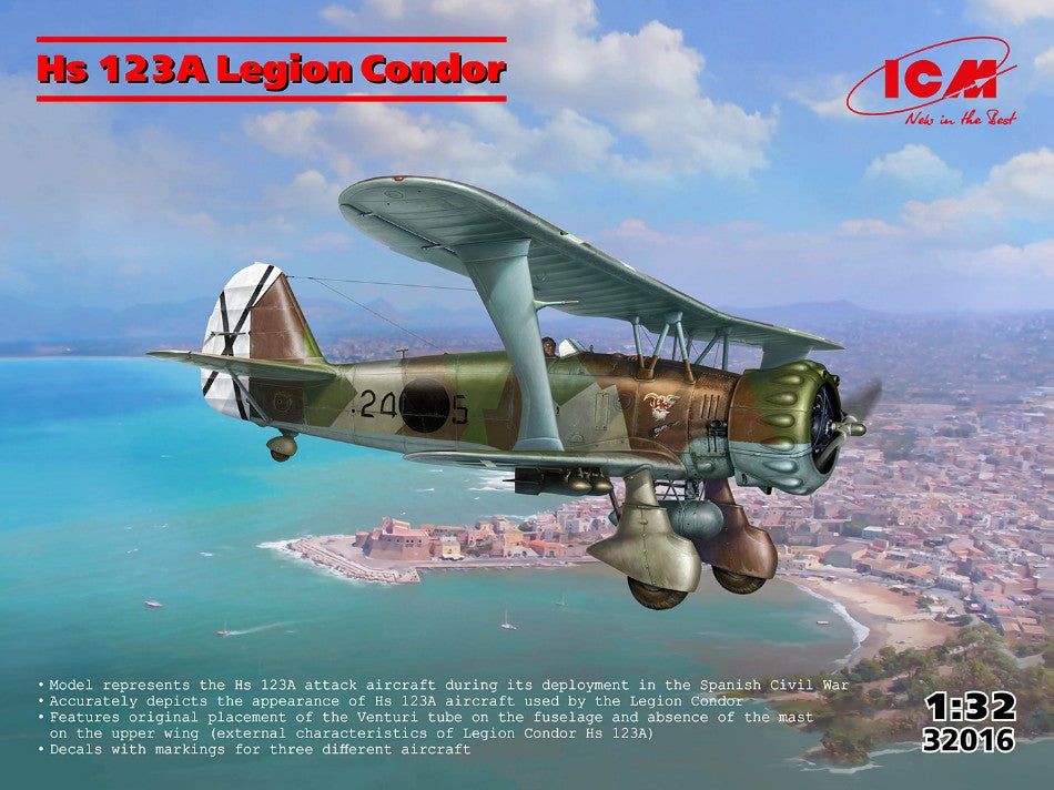 HS 123A-1 LEGION CONDOR KIT 1:32 - ICM - ICM32016