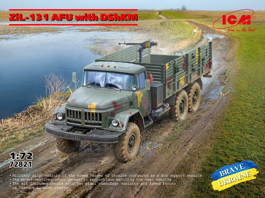 ZIL - 131 AFU W/DShKM KIT 1:72 - ICM - ICM72821