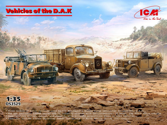 VEHICLES OF THE D.A.K. KIT 1:35 - ICM - ICMDS3529