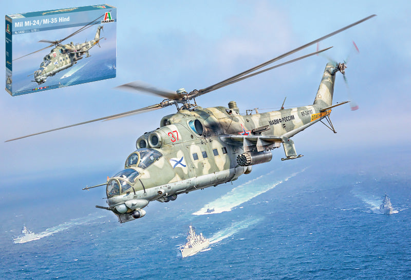 MIL Mi-24P/MIL Mi-35P KIT 1:72 - Italeri - IT1432