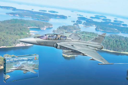 JAS-39 TWIN SEATER KIT 1:72 - Italeri - IT91216