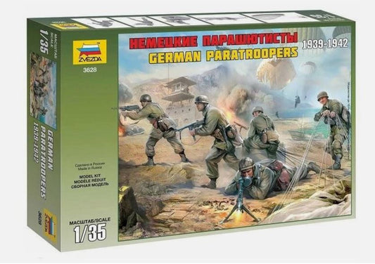 GERMAN PARATROOPERS 1939 - 1942 KIT 1:35 - Zvezda - Z3628