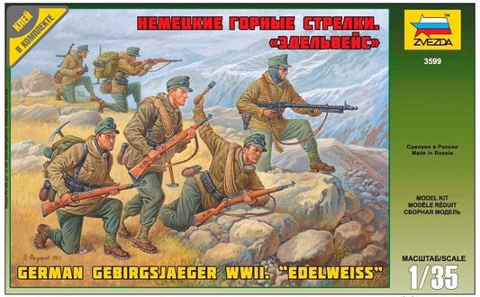 GEIBIRGSJAEGER DIVISION WW II KIT 1:35 - Zvezda - Z3599