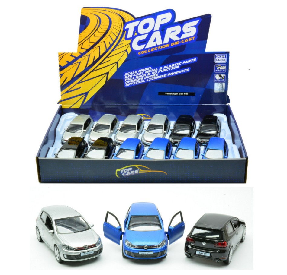 VW GOLF GTI COL.ASS. (5018) cm 12 - Kinsmart - KT18241