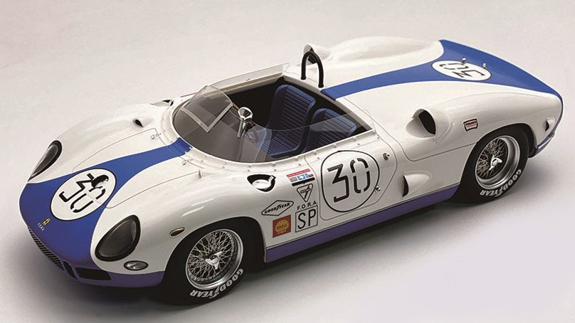 FERRARI 330P N.30 12H SEBRING 1965 RODRIGUEZ-HILL 1:18 - Tecnomodel - TMD18310B